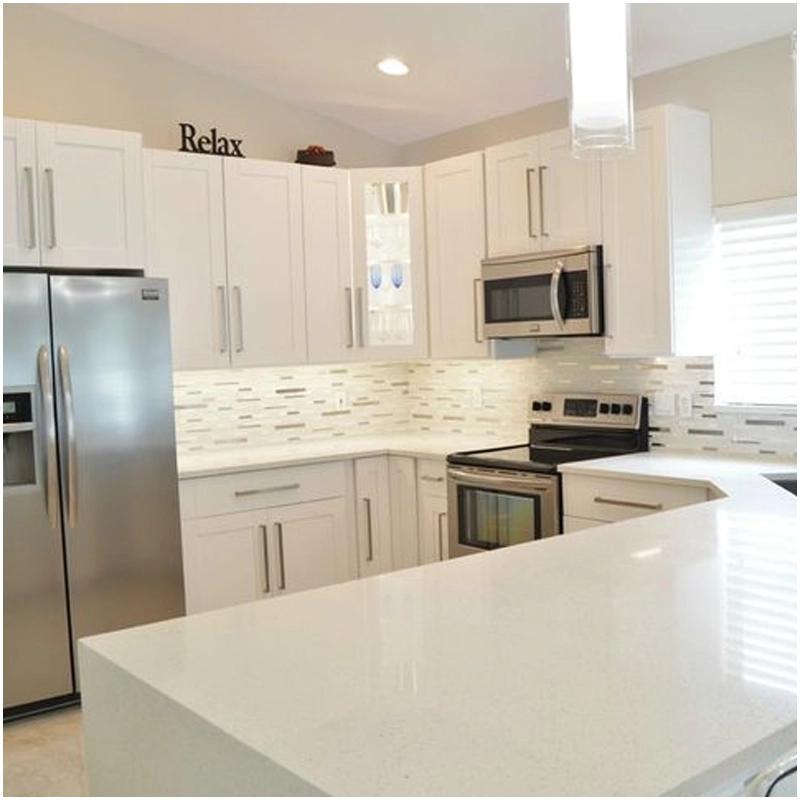 Sparkling White Quartz Countertop Customized Factory FOR U STONE Sparkling White Quartz Countertop Customized Factory FOR U STONE