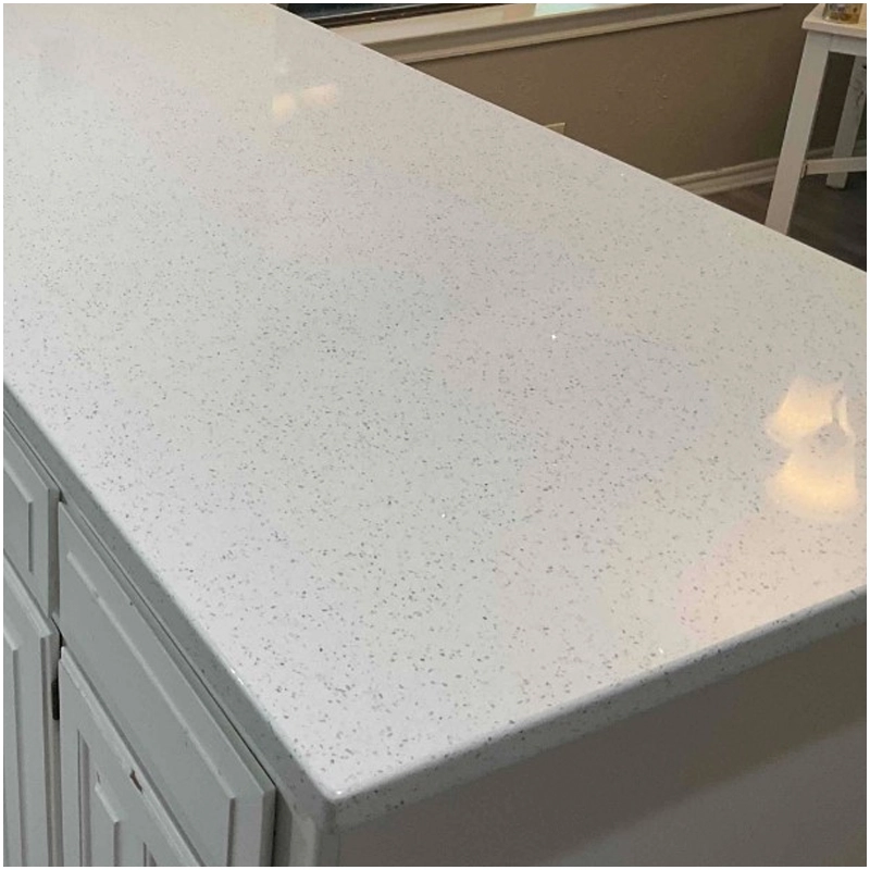 Sparkling White Quartz Worktops Supplier in China FOR U STONE Sparkling White Quartz Worktops Supplier in China FOR U STONE