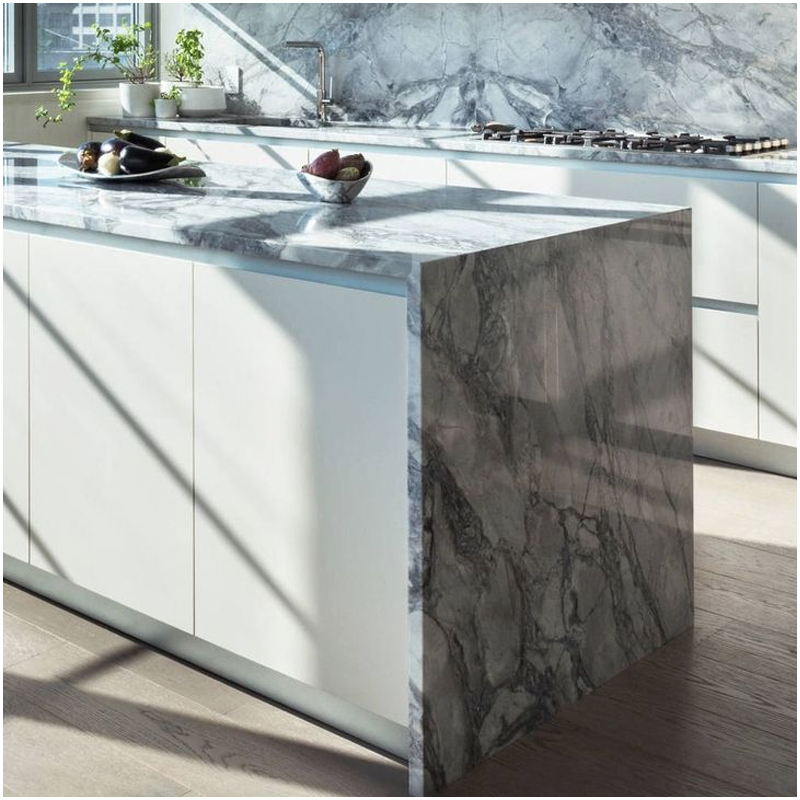 2025 A Modern Marvel Designs with Super White Quartzite 12 Super White Quartzite Kitchen Projects For Apartment in USA