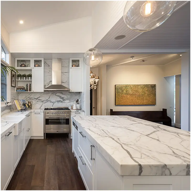 Statuario Marble White Kitchen Countertop Projects Statuario Marble White Kitchen Countertop Projects