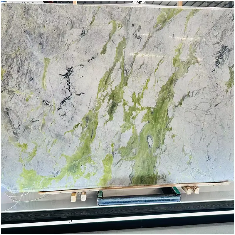 Verde Fiamma Marble mm Slabs