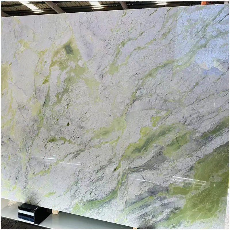 Verde Fiamma Marble Large Slab