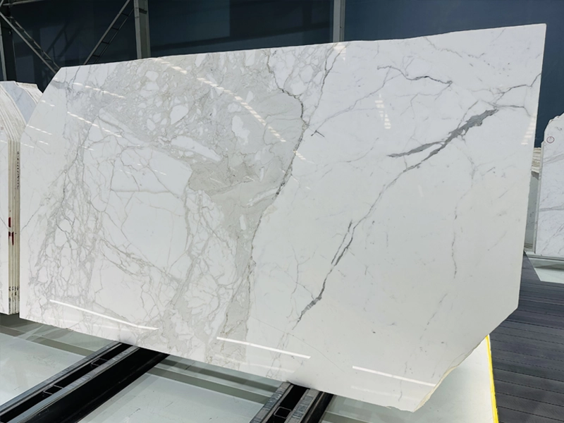 Carrara Marble 23 Calacatta White Marble Polished Slabs