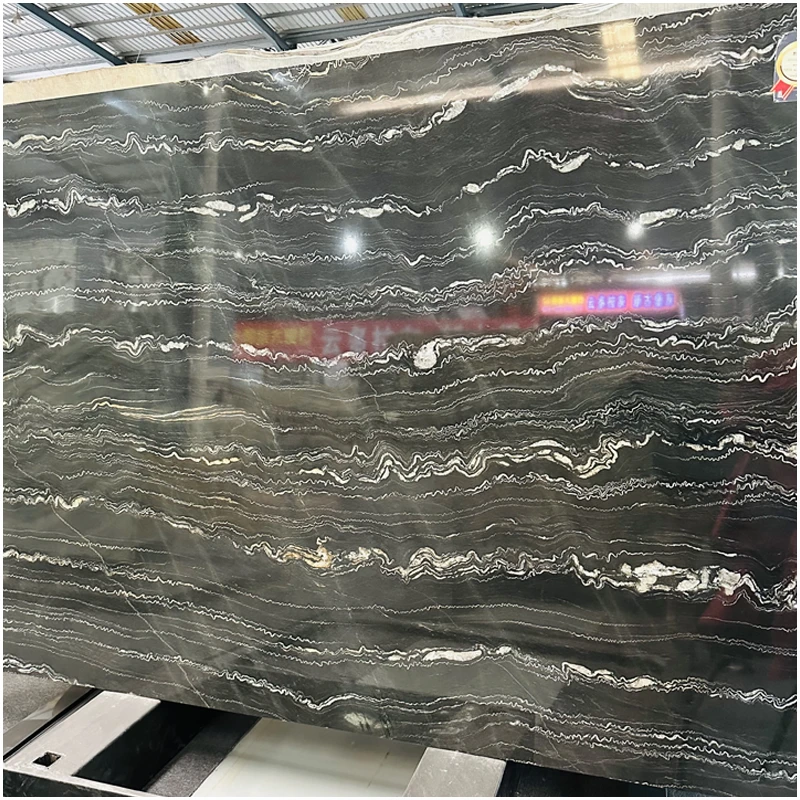 Black Ice Quartzite 6 Black Portoro Quartzite Slabs