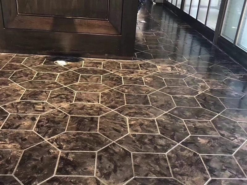 Trending Exotic Quartzite 28 Matrix Black Leathered Quartzite Hallway Flooring Projects