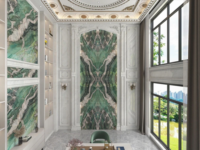 Trending Exotic Quartzite 40 Patagonia Green Quartzite Cladding Project-Villas