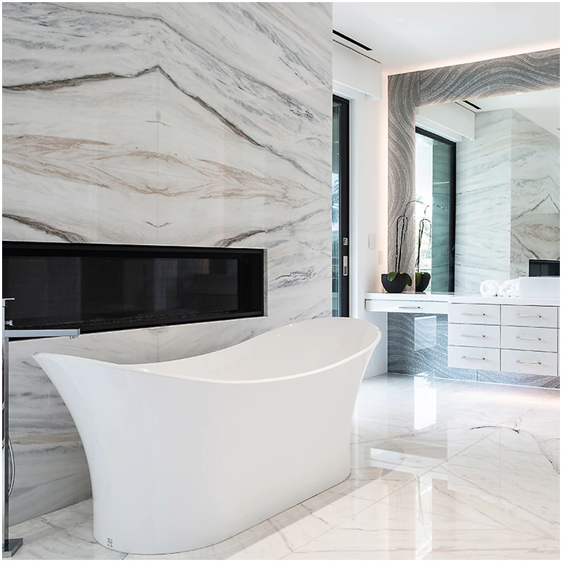 Bianco Lasa Marble 1 Bianco Lasa White Marble Luxury Bathroom Wall and Floor Projects