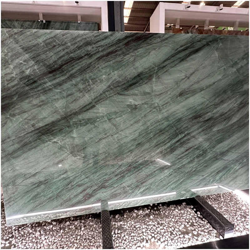 Emerald Quartzite Slab 3 Emerald Green Quartzite Slab