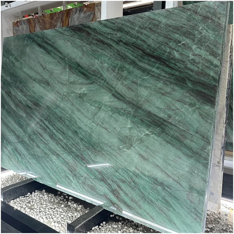Emerald Quartzite Slab 4 Emerald Quartzite Polished Slab