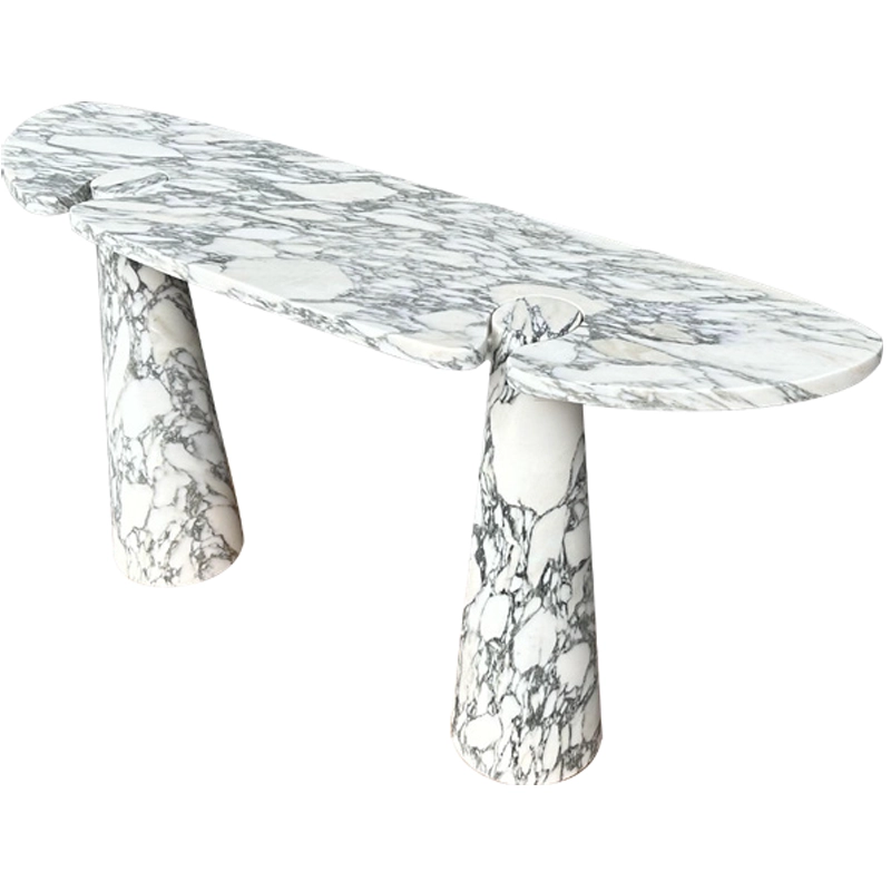 Stone Tables 105 Arabescato White Marble Console Tables