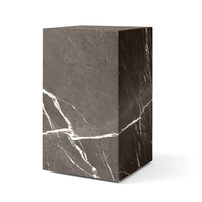 Stone Tables 78 Pietra Grey Marble Tall Plinth Tables