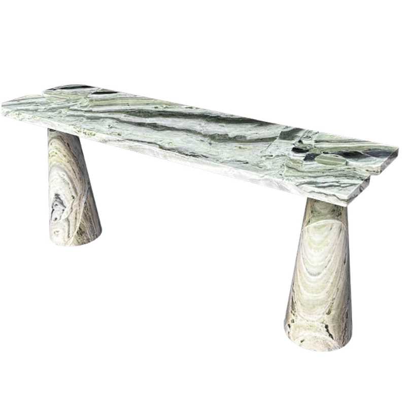 Stone Tables 100 Raggio Verde Marble Home Console Tables