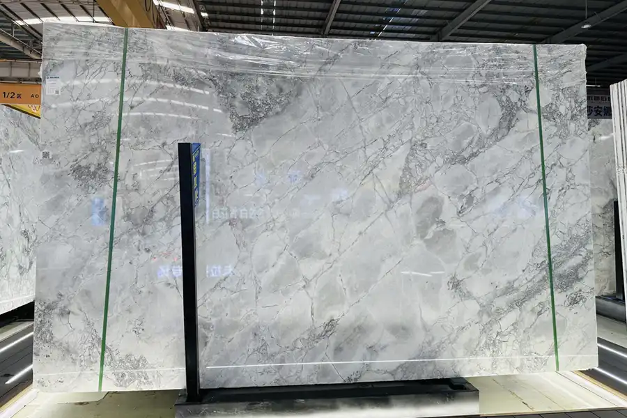 Calacatta Grey Super White Quartzite Slab