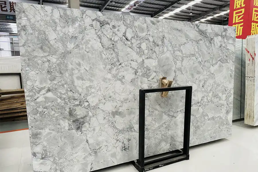Super White Brazilian Quartzite Slab