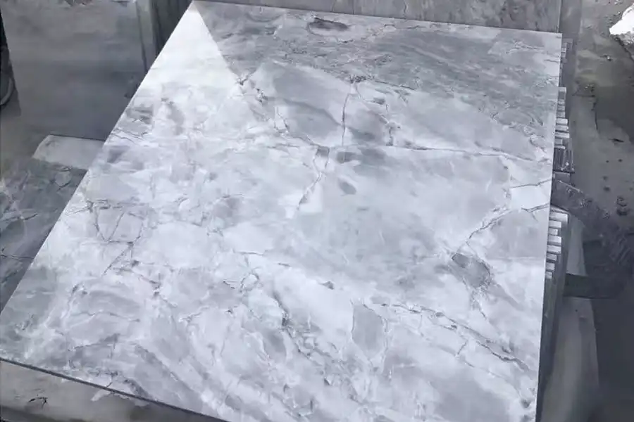 Super White Exotic Quartzite Tile