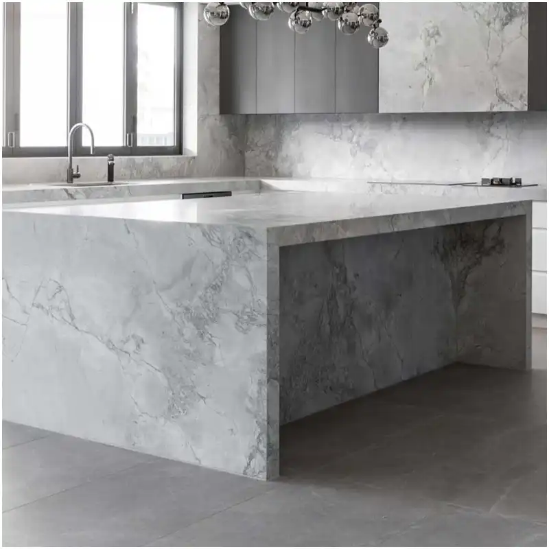 Super White Quartzite Countertops For Australia Real Estate Projects