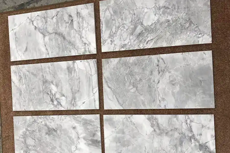 Super White Quartzite Floor Tiles