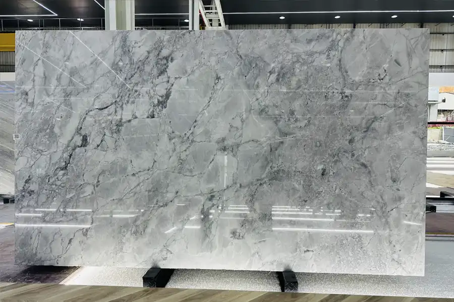Super White Quartzite Polished Slab