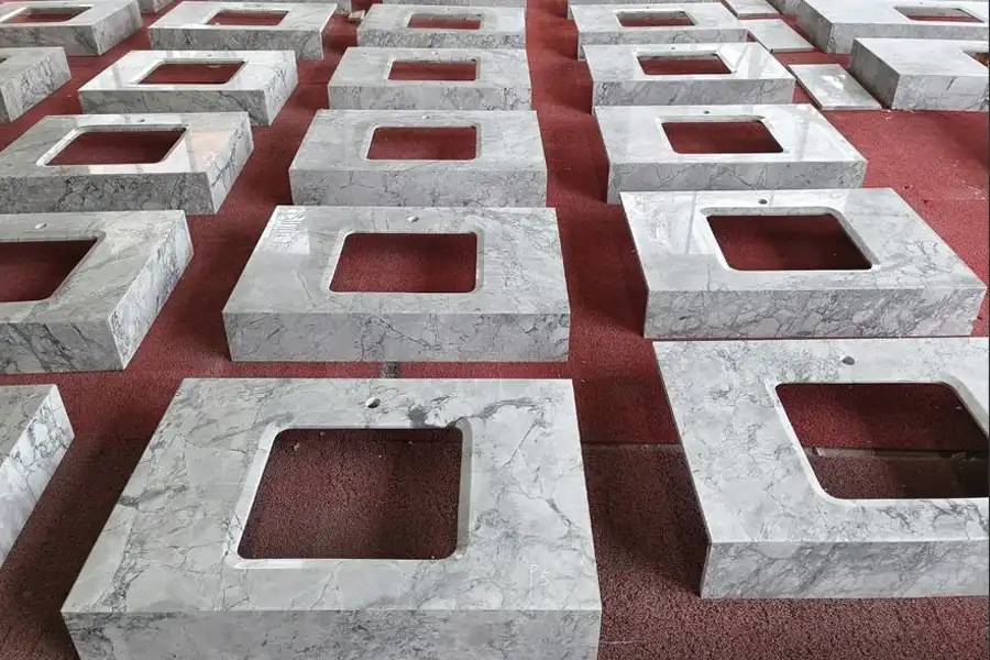 Super White Quartzite Vanity Tops