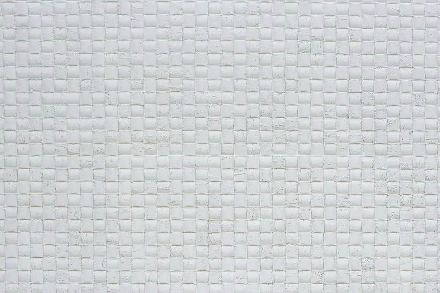 Mosaico de travertino blanco Piedra de arcilla modificada