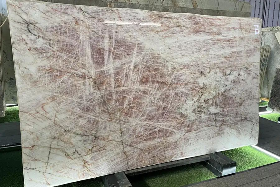 Cristallo Roze Exotische Kwartsiet Plakken