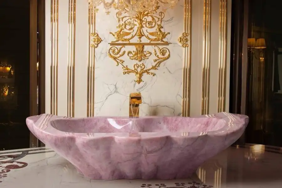 Cristallo Roze Kwartsiet Badkuipen