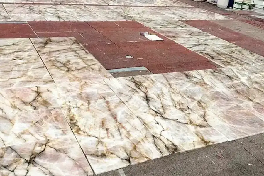 Cristallo Roze Kwartsiet Tegels