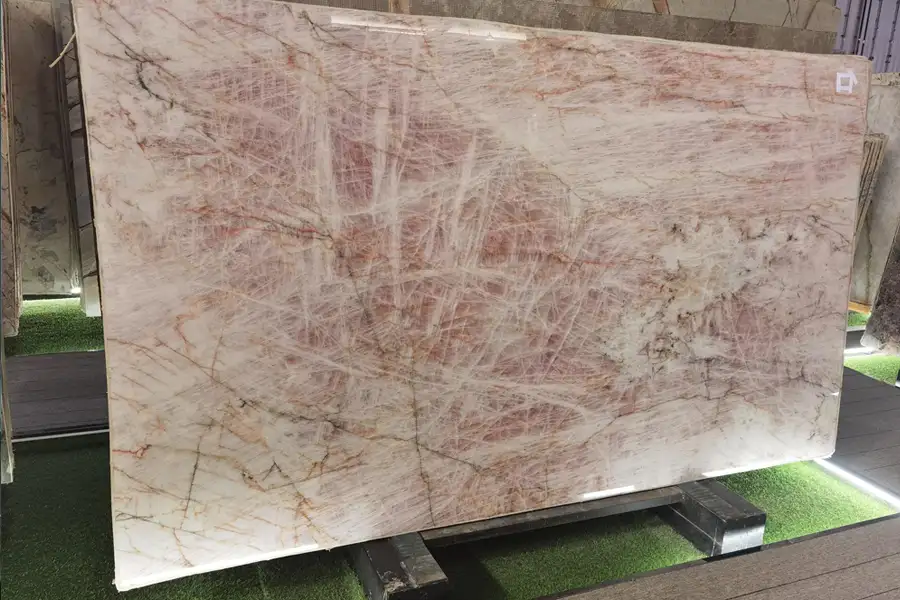 Cristallo Roze Rozenkwartsiet Plakken