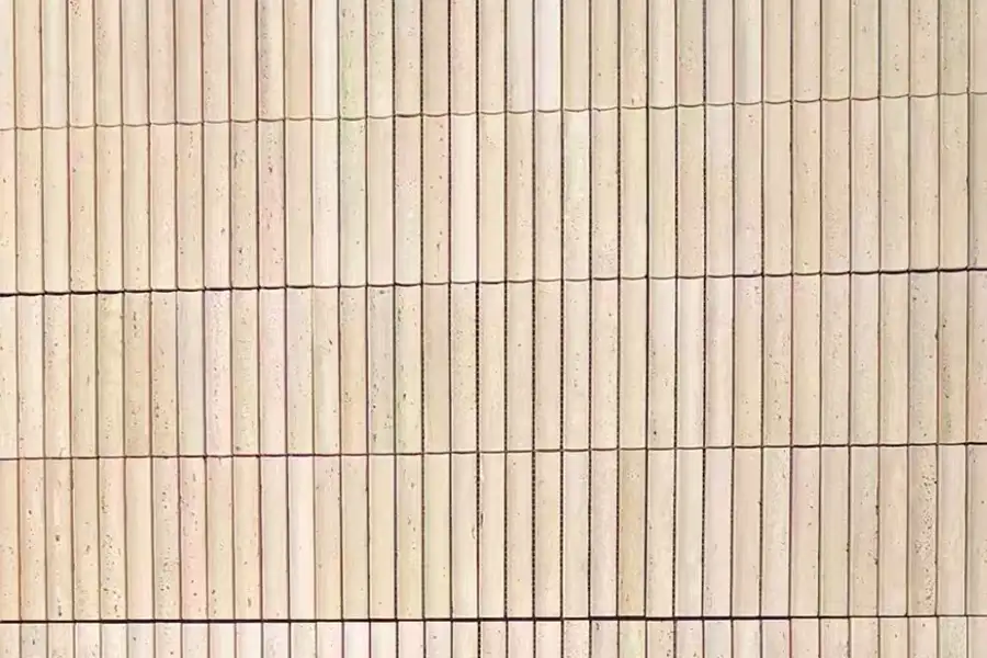 بلاط فسيفساء مقعر من الترافرتين الإيطالي البيج المقعر