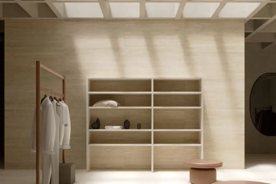 مشاريع الأرضيات والجدران الداخلية من الترافرتين الإيطالي