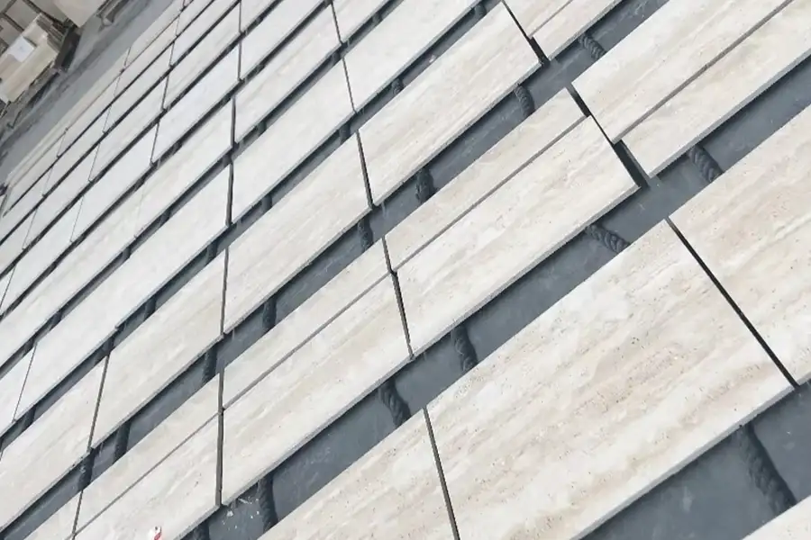 بلاط ترافرتين أبيض عاجي ترافرتين تحت الأرضيات