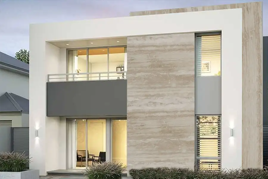 مشاريع واجهات الجدران الخارجية لفيلا نوفونا ترافرتين