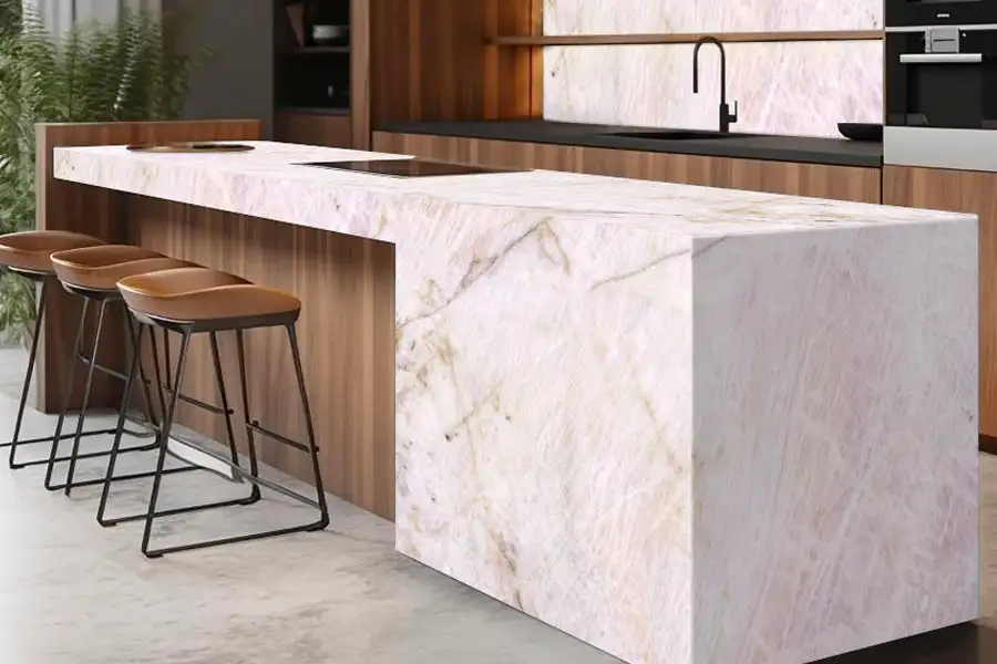 Roze Cristallo Kwartsiet Werkbladen Projecten