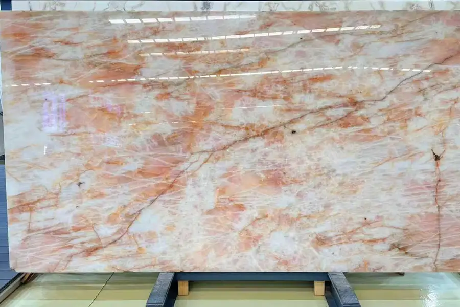 Roze Cristallo Kwartsiet Plakken