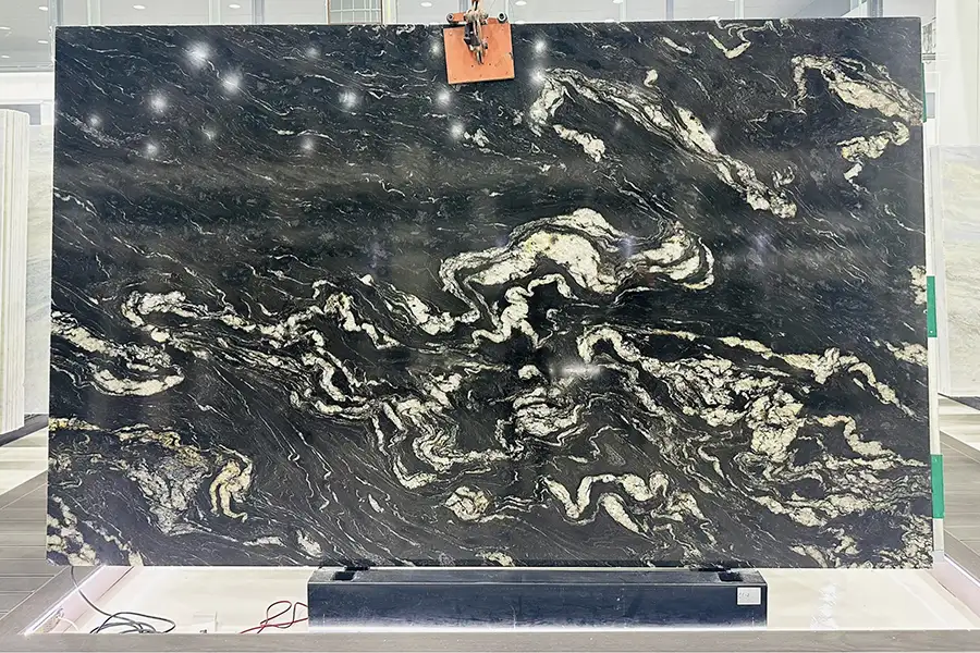 Black Titanium Granite Slabs