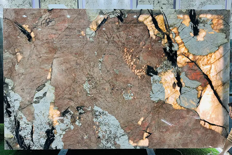 Patagonia Roze Indiase Kwartsietplaat