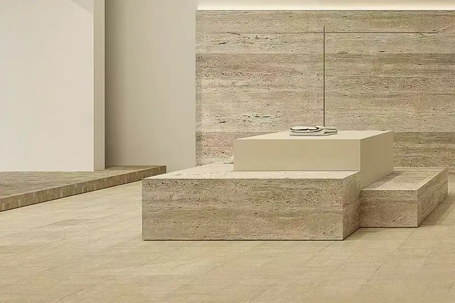 Roman Classico Light Travertine Flagstore Projects