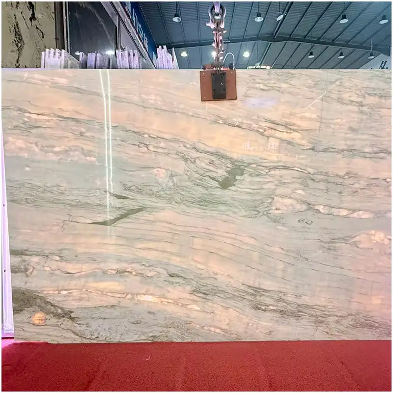 Dalles rétro-éclairées en marbre Rosa Perla Dalles rétro-éclairées en marbre Rosa Perla