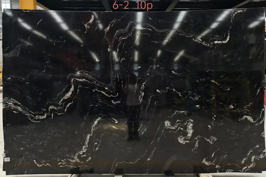 Titanium Black Exotic Granite Slabs