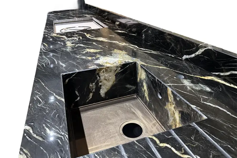 Titanium Black Granite Kitchen Countertops