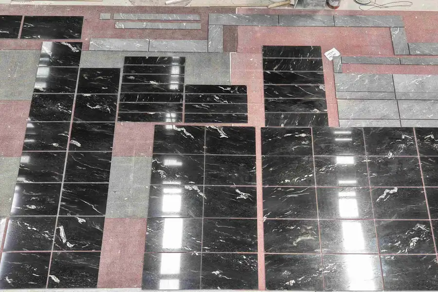 Titanium Black Granite Tiles