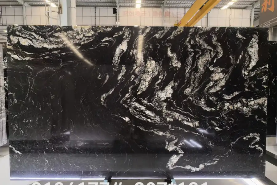 Titanium Black Polished Granite