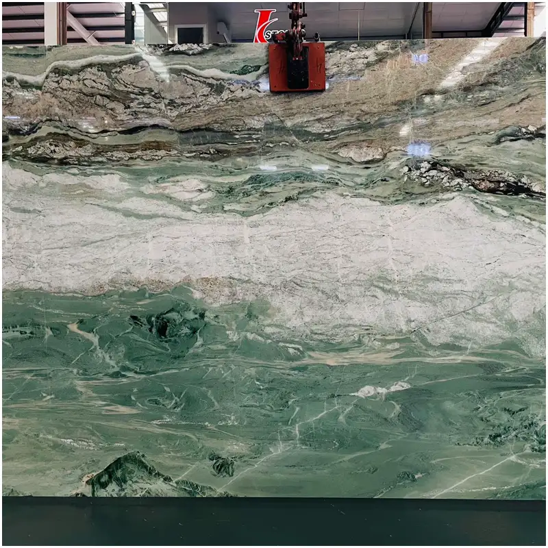 Victoria Green Marble 2 Victoria Green Marble 18mm Slab