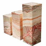 Rainbow Onyx Block Tables