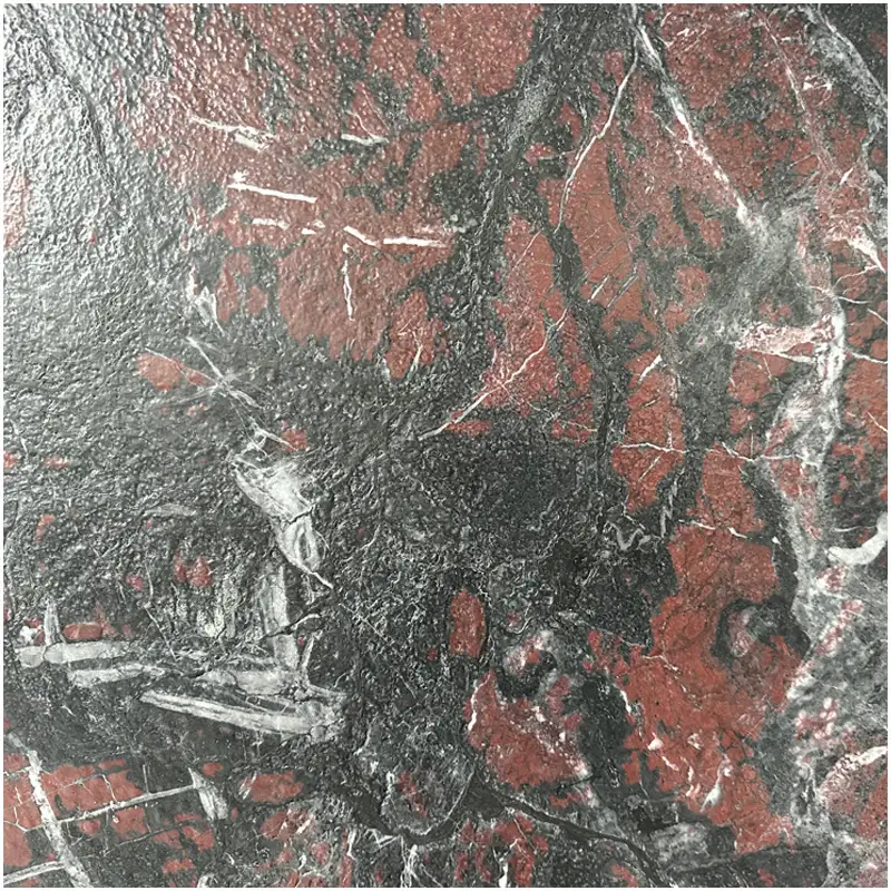 Teos Fire Marble Geleimte Oberfläche