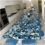 Warum Arbeitsplatten und Tische aus blauem Achat für ein luxuriöses Zuhause