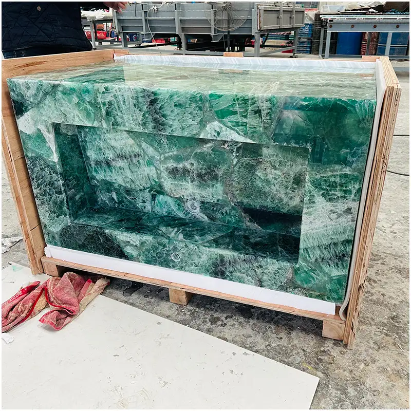 Emerald-Fluorite-Integrated-Basins Emerald-Fluorite-Integrated-Basins