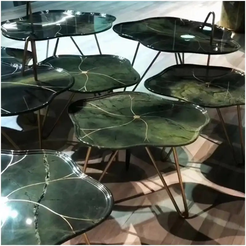 Ứng dụng đá thạch anh xanh độc đáo trong thiết kế nội thất cao cấp năm 2026