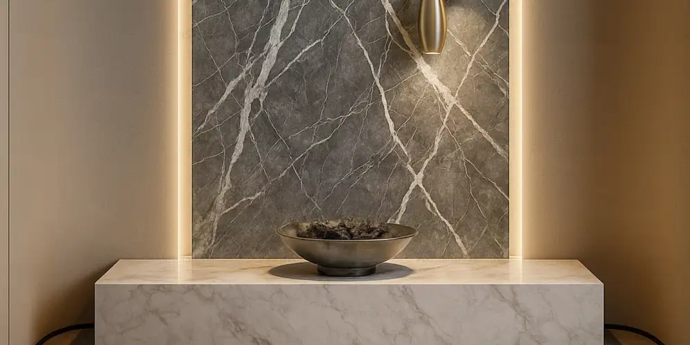 Tulip-Grey-Mermer-Villa-Giriş-Özellik-Duvar-Tasarımları