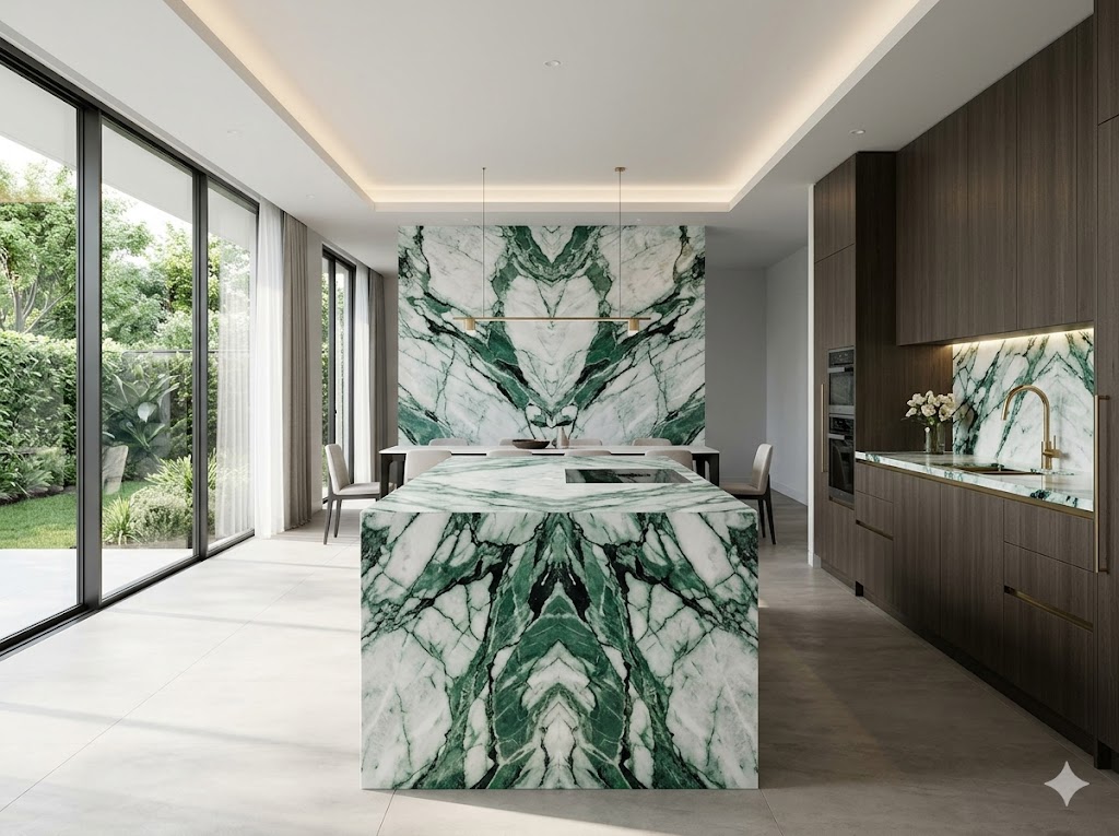 Yeşil Mermer Plakalar